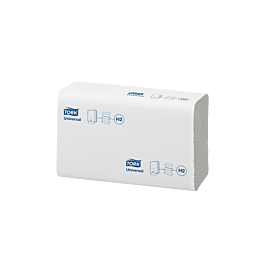 Produktbild von Tork Xpress Weiche Multifold-Handtücher Weiß H2, Advanced-Qualität, 2-lagig, Zickzackfalz, Saugfähig, 21 × 180 Tücher, 120398