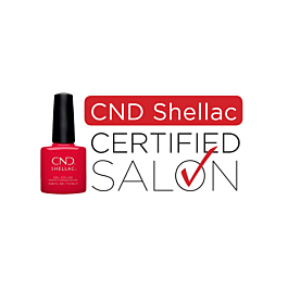Window Sticker Certified SHELLAC™ SALON A5