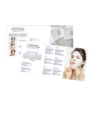 IONTO-COMED Professional Care Flyer für Sheet Face Mask
