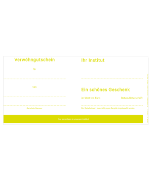 Geschenkgutscheine 25 Stück