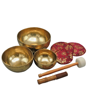 Klangschalen-Massage-Set