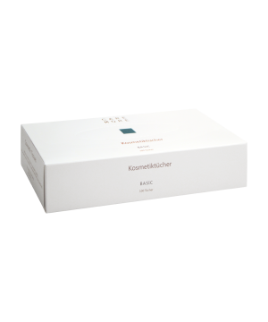Kosmetiktücher 2-lag. 100 Stück in Box